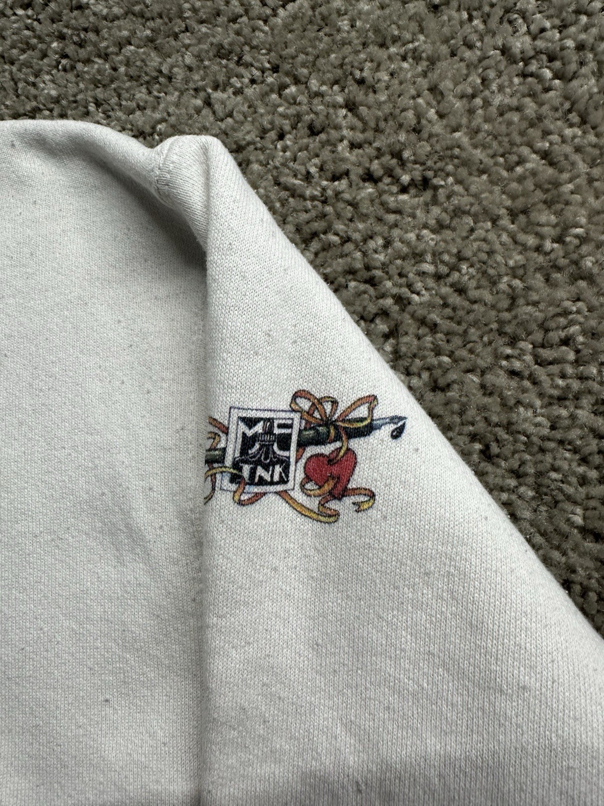 Vintage Jerzees Sweatshirt Womens Large White Mary Engelbreit Listen White XL