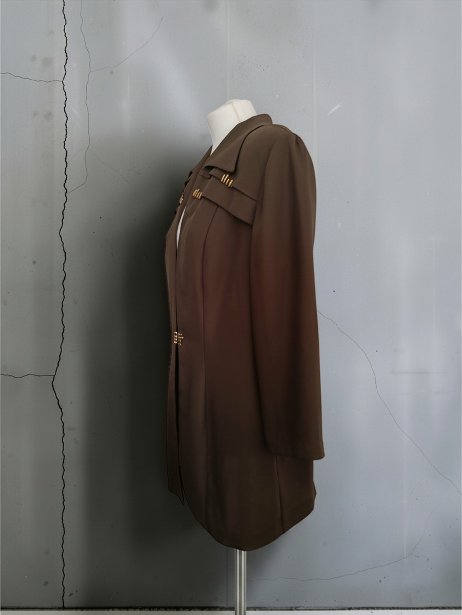 Joseph Ribkoff Canada Blazer Avant Garde Deconstructed Corpcore Lagenlook XL 44