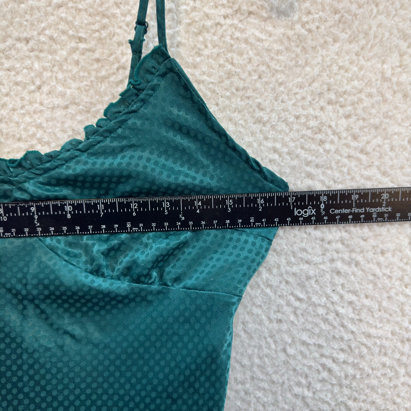 Y2K Vintage Midi Slip Dress Medium Emerald Green Boho Fairy Cottagecore Peasant