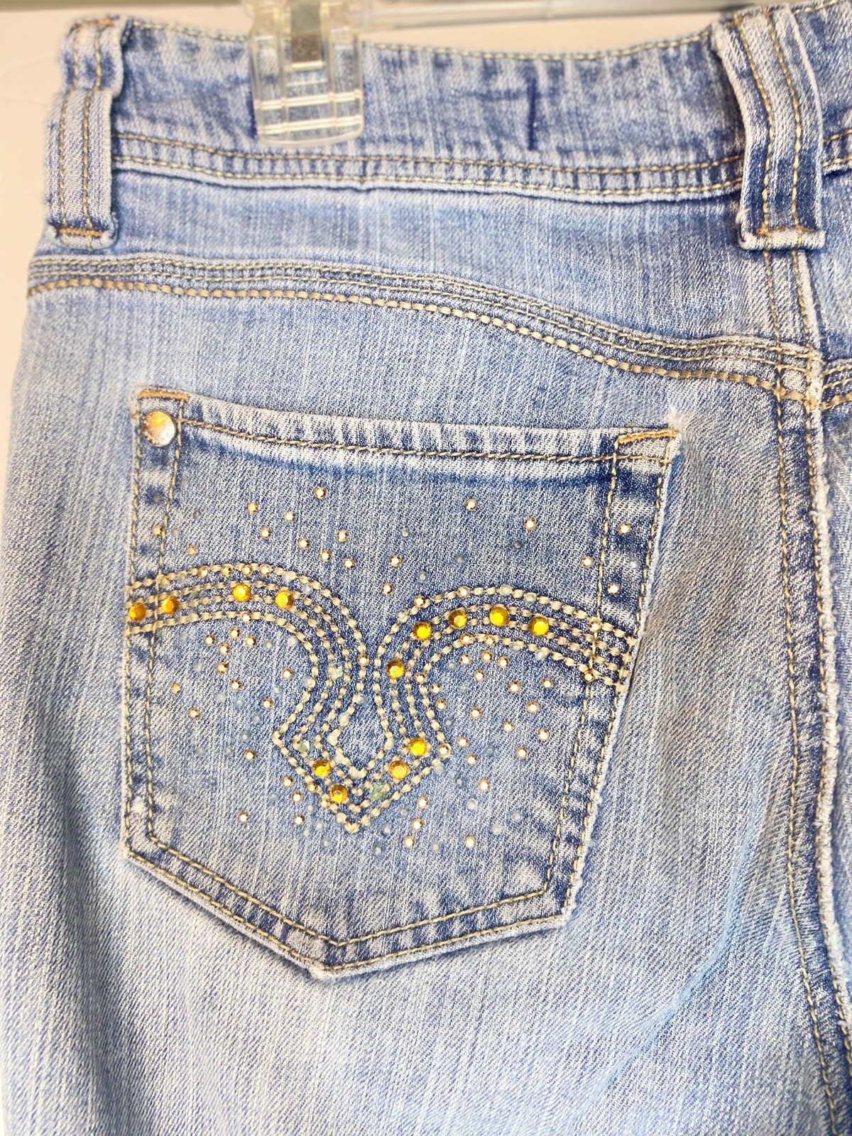 Vintage Lawman Jeans Women’s Size 11, Distressed Acid Wash Style