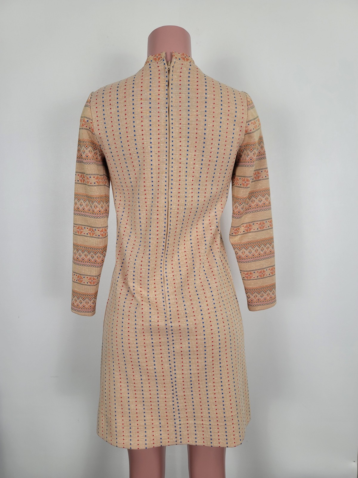 Women’s Vintage 60’s Era GAY GIBSON Short Dress Pop Culture Mod Gogo Size 8