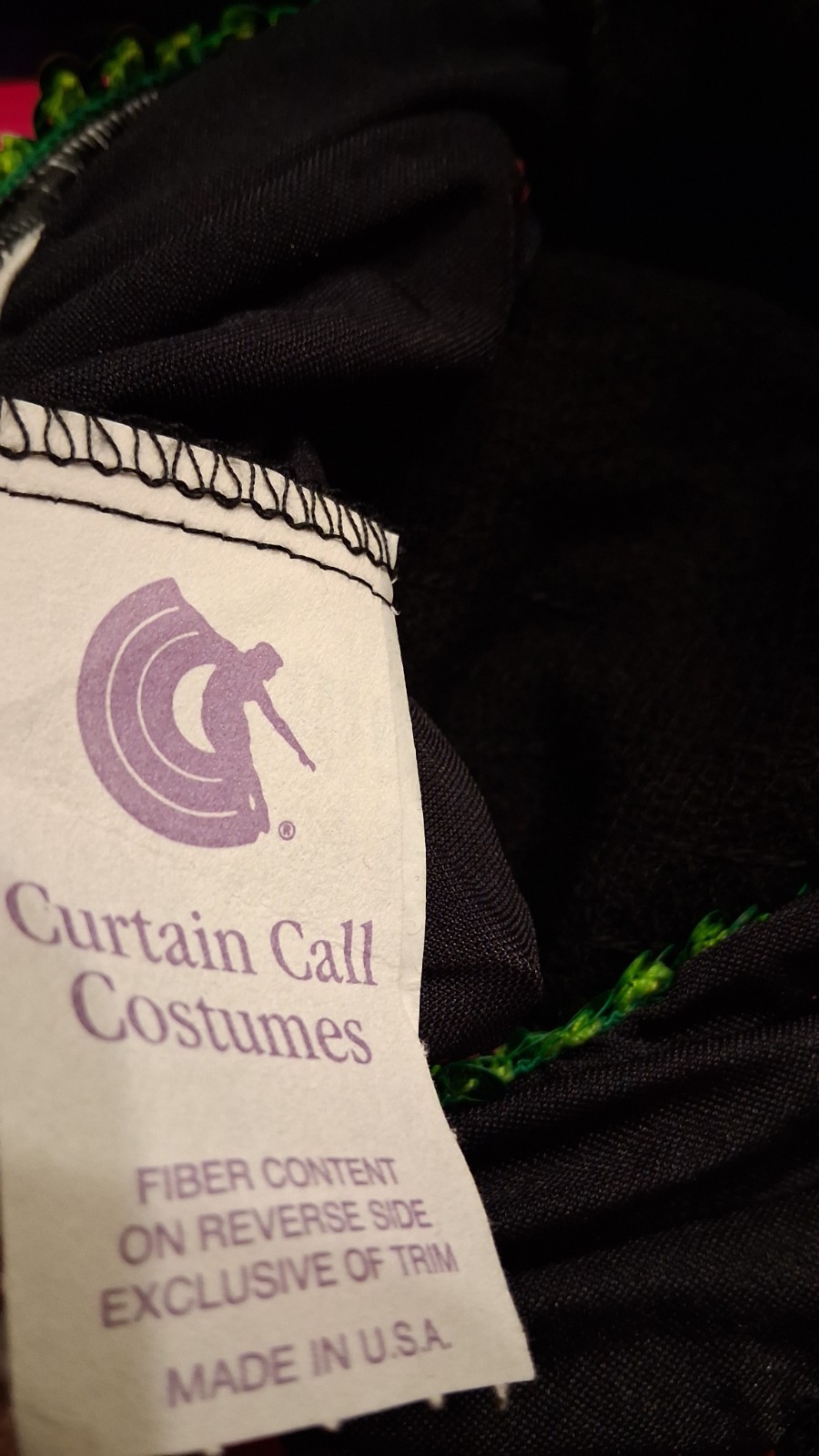 Vintage Curtain Call Costumes 80s 90s Neon Sequin Bodysuit 2 Piece Cosplay Lot 2