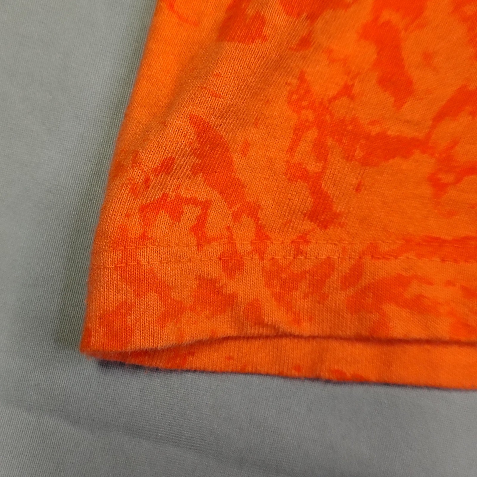 Vintage The Body Co Orange Marble Dye Graphic T-Shirt One Size Fits All USA Made