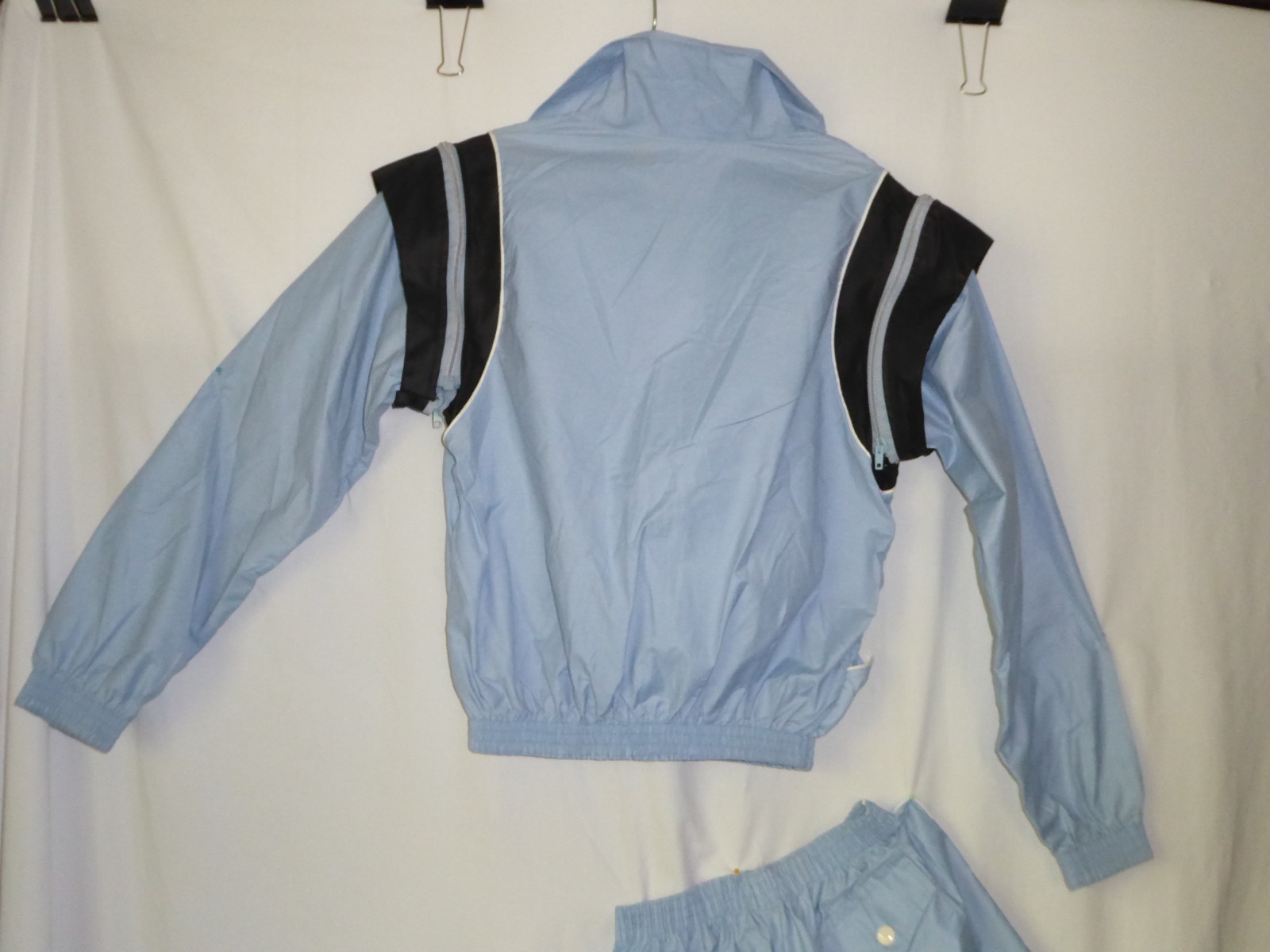 80s McGregor Jogging Suit Sweat Pants+ Jacket 1986 USA Med Women Zip Off Sleeves