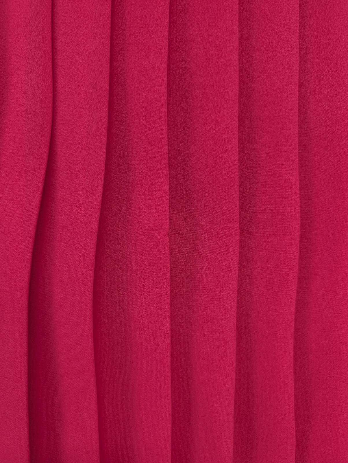 Vintage Women’s Dress Amy Deb Pink Midi Size M/L 3/4 Sleeve Pleated