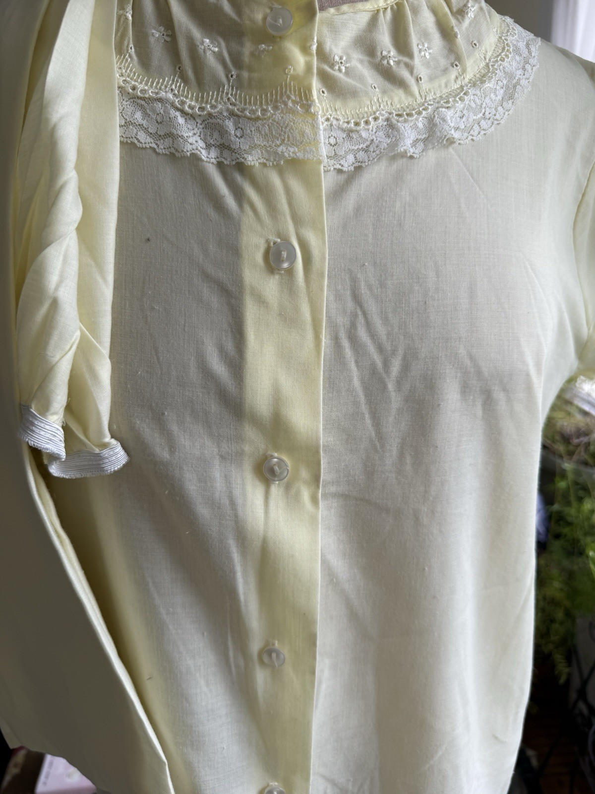 1960S Vintage Katz Summer Pajamas – Lightweight Yellow Cotton – 60s Lingerie