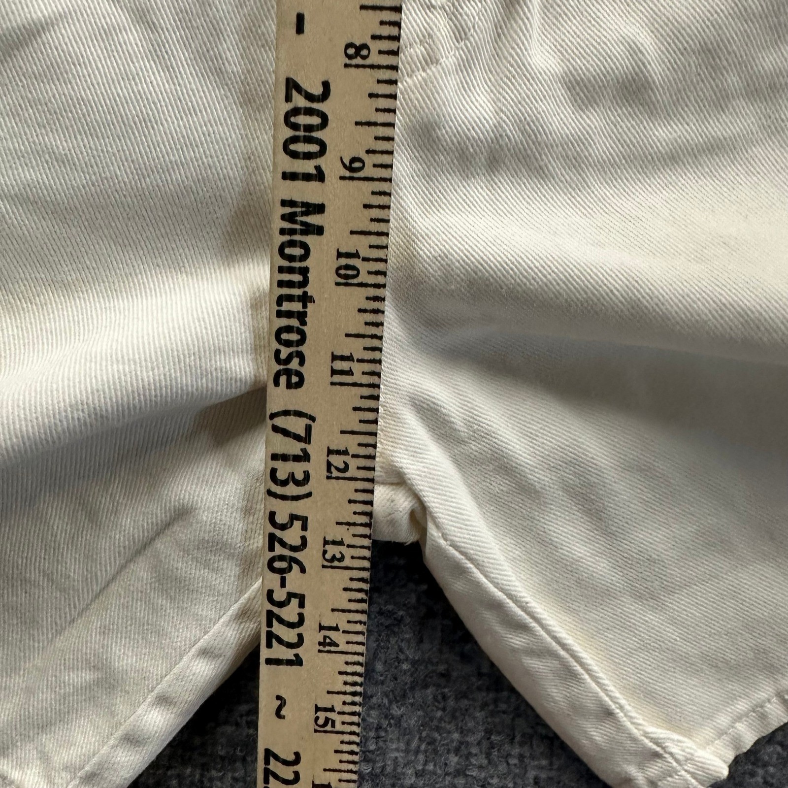 Made In The Shade Shorts Womens Size 9 White Denim High Waisted Vintage