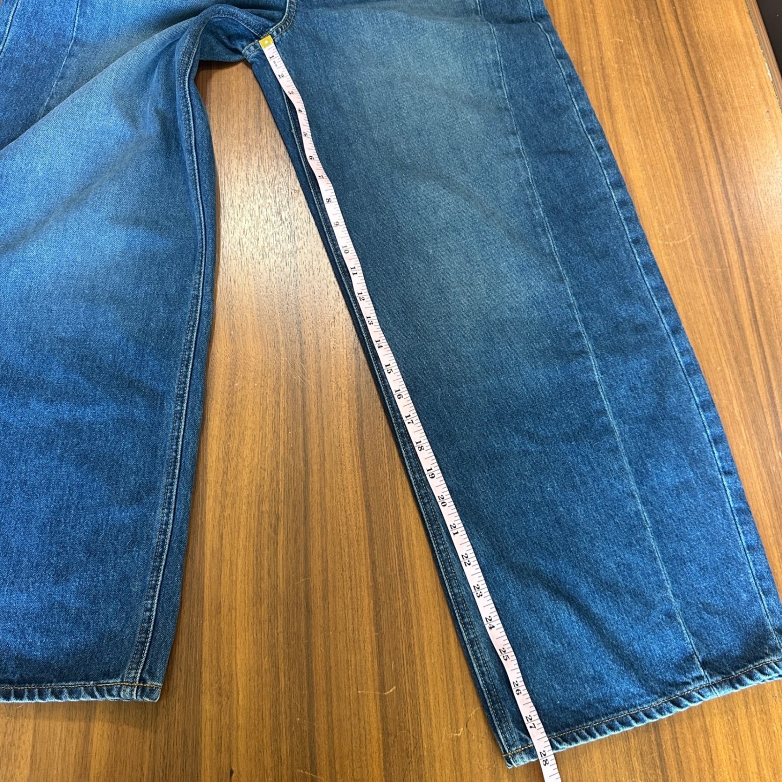 Veronica Beard Ryder Barrel Jeans Size 30 Balloon Equinox Blue Medium Wash NWT
