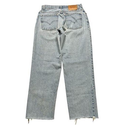Levi 550 Jeans Womens 10 Light Blue Relaxed Fit Tapered Leg High Rise Vintage