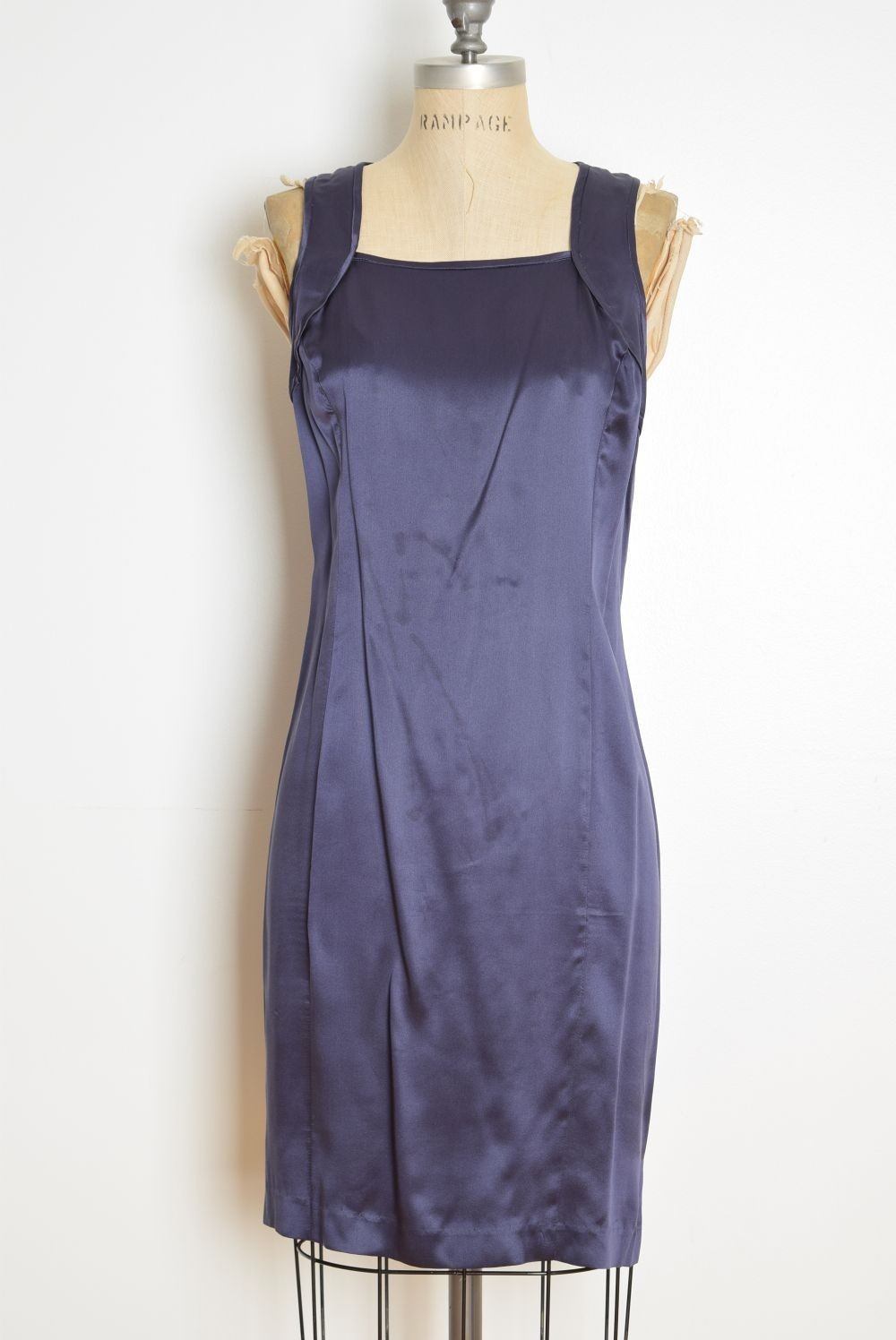 vintage Y2K dress jacket set Spenser Jeremy navy-plum silk burnout velvet L 16