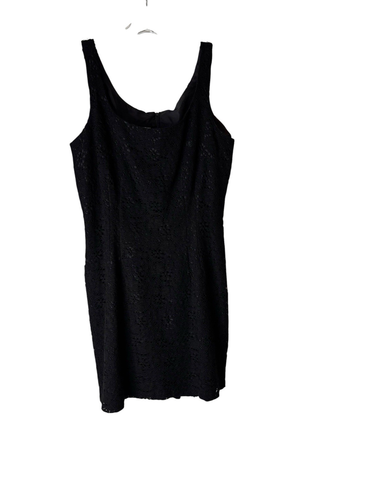 Vintage Rabbit Designs Black Lace Dress 7/8 Made USA 90s Cocktail Mini