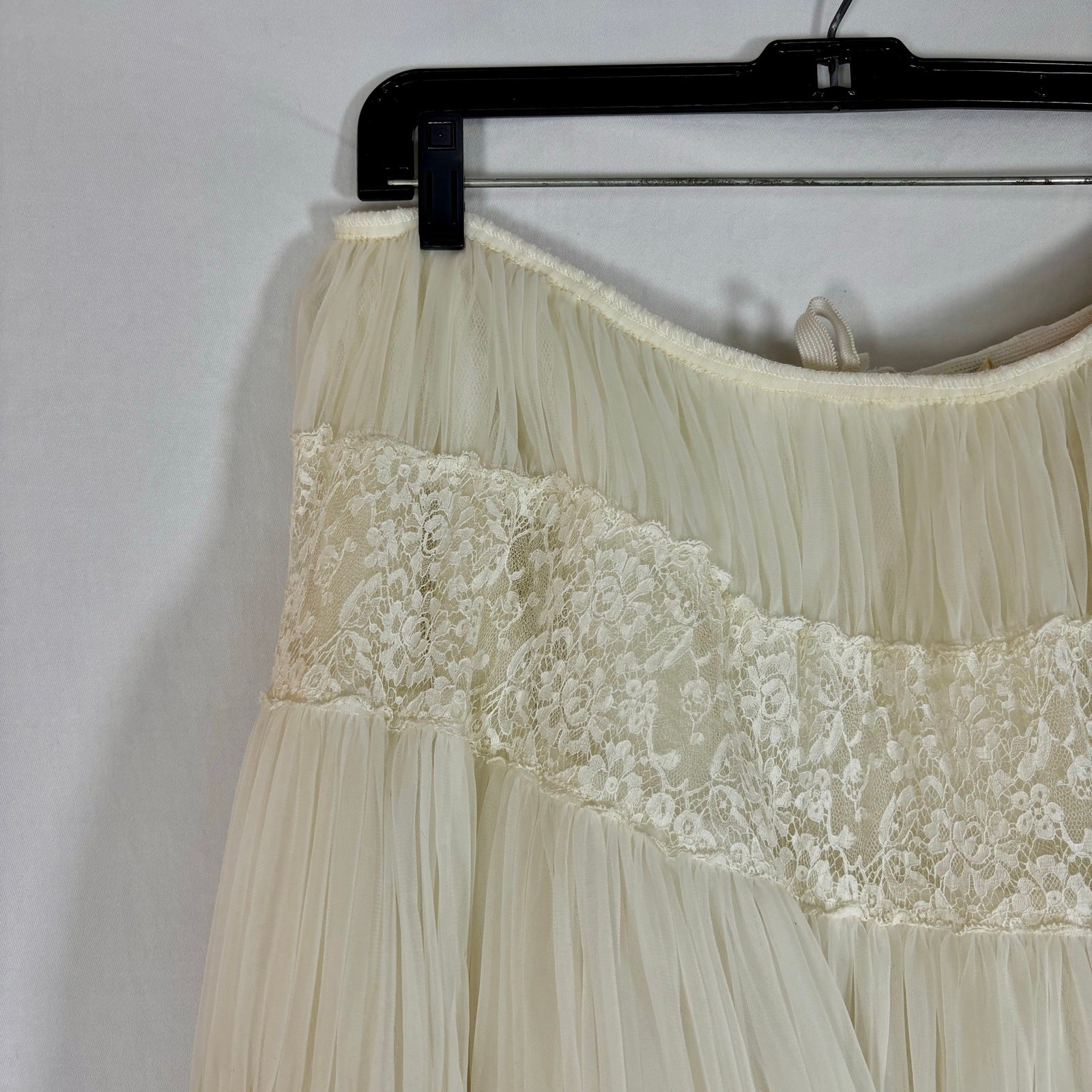 Vintage 1950s Marie of Pandora Bridal Crinoline Petticoat Skirt With Train AS IS