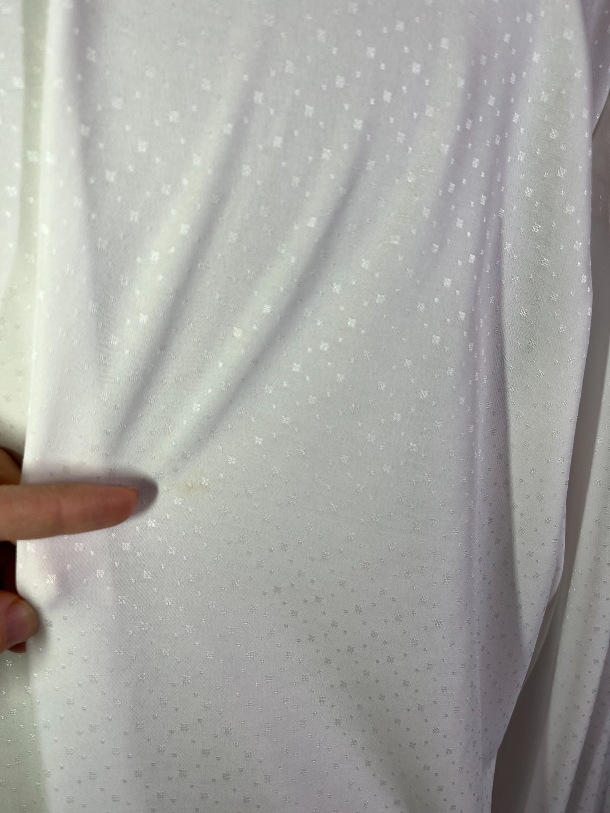 Vintage Leslie Pomer Size M? White Nightgown Long Sleeve