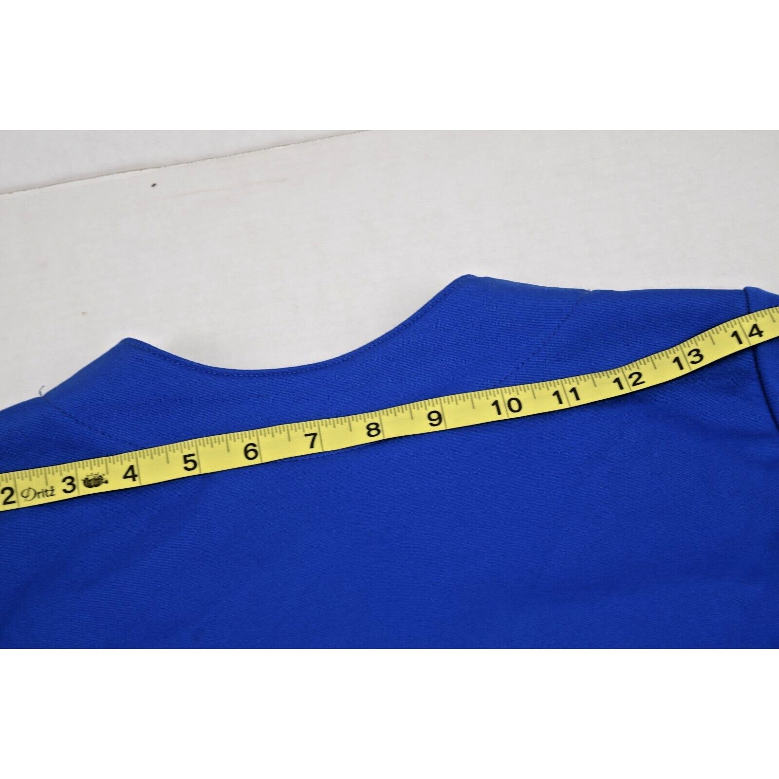 Vintage Jersey Shirt Size M 80s Top Pro USA Vibrant Blue White Trim Made USA