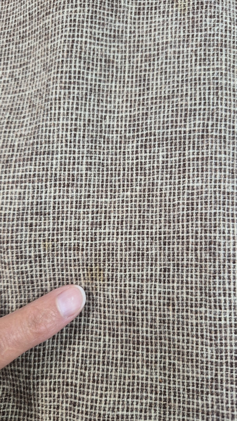 Vintage 1940/50’s Brown Tweed Wrap Dress Coat w/ Belt – Size M