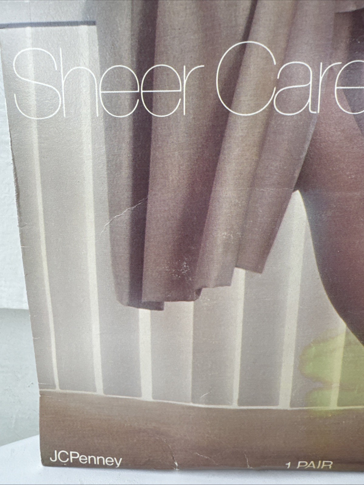 Vintage Sheer Caress Sandalfoot Pantyhose Nylon Blend Plum Average JC Penny