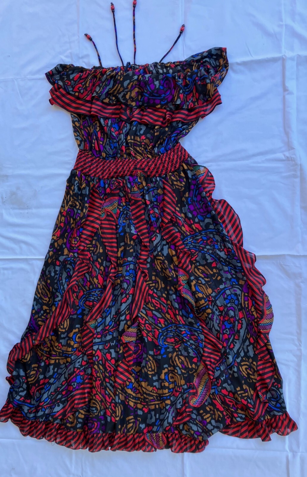 ASSORTI for Susan Freis Vintage c1980 Dress, Medium size