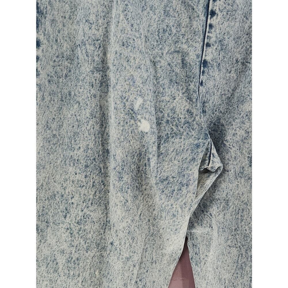 Jordache Jeans Women’s 26W Acid Wash Tapered Ankle High-Rise Pleated VTG 80s