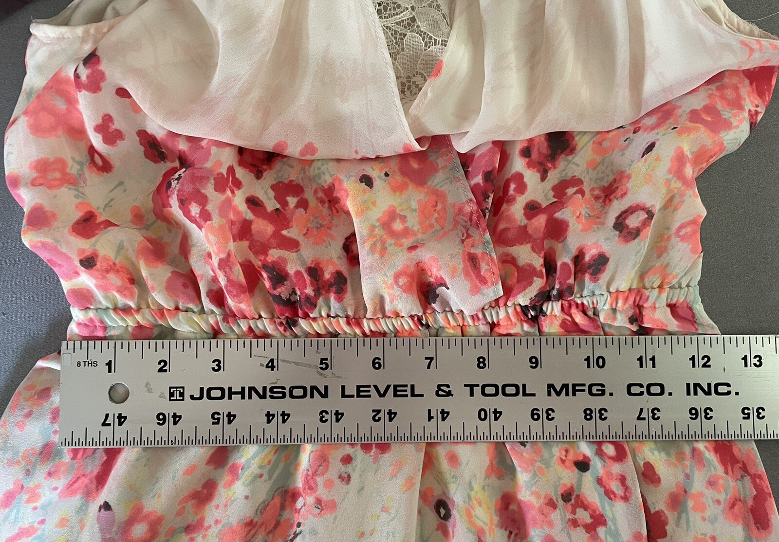 Vtg Y2K 90s 00s Candies Dress Sz S or M Sheer Flowy Coquette Watercolor