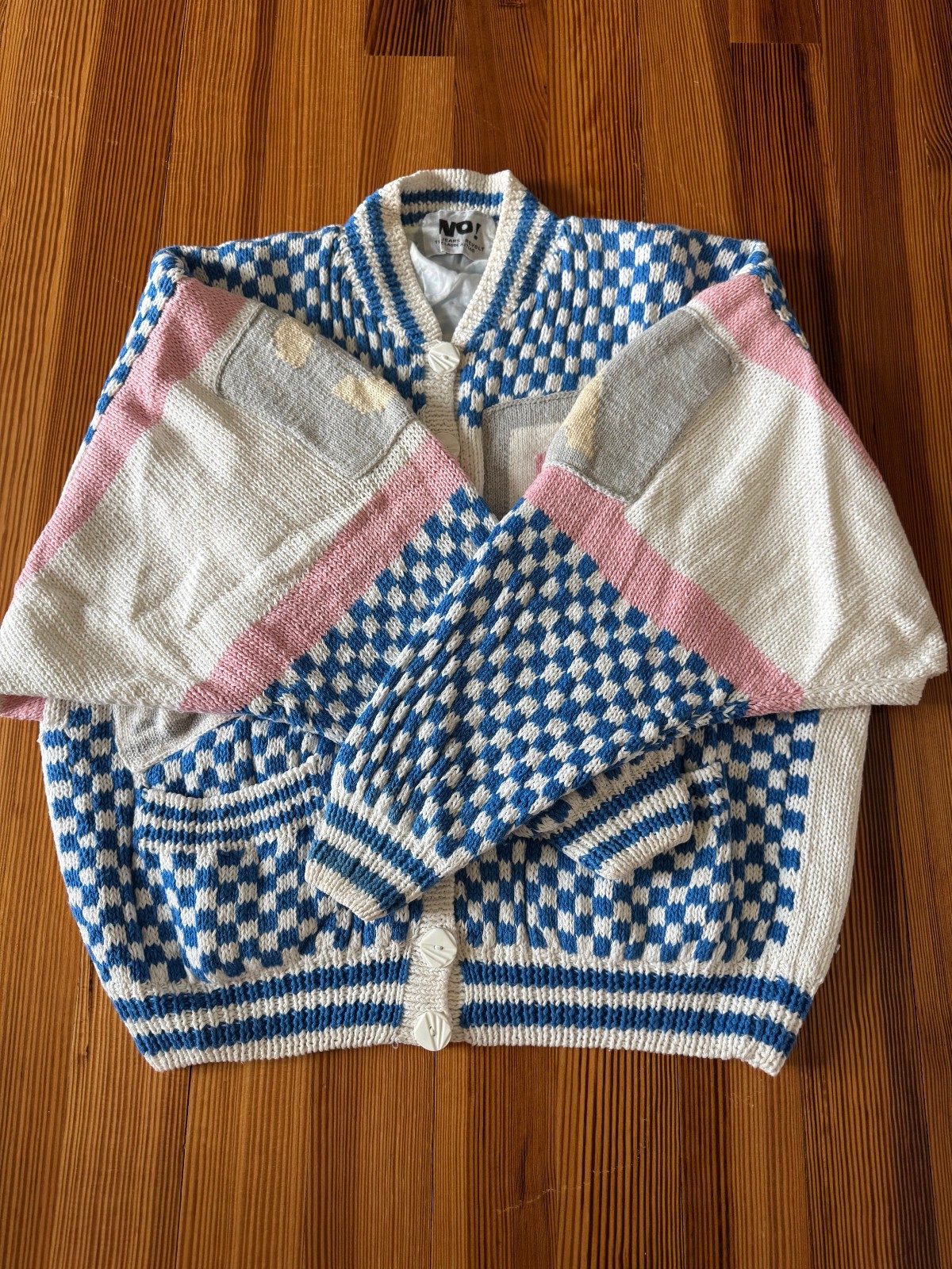 Vintage 1980’s NO! The Jeans Revolt Sweater by Claude Attias