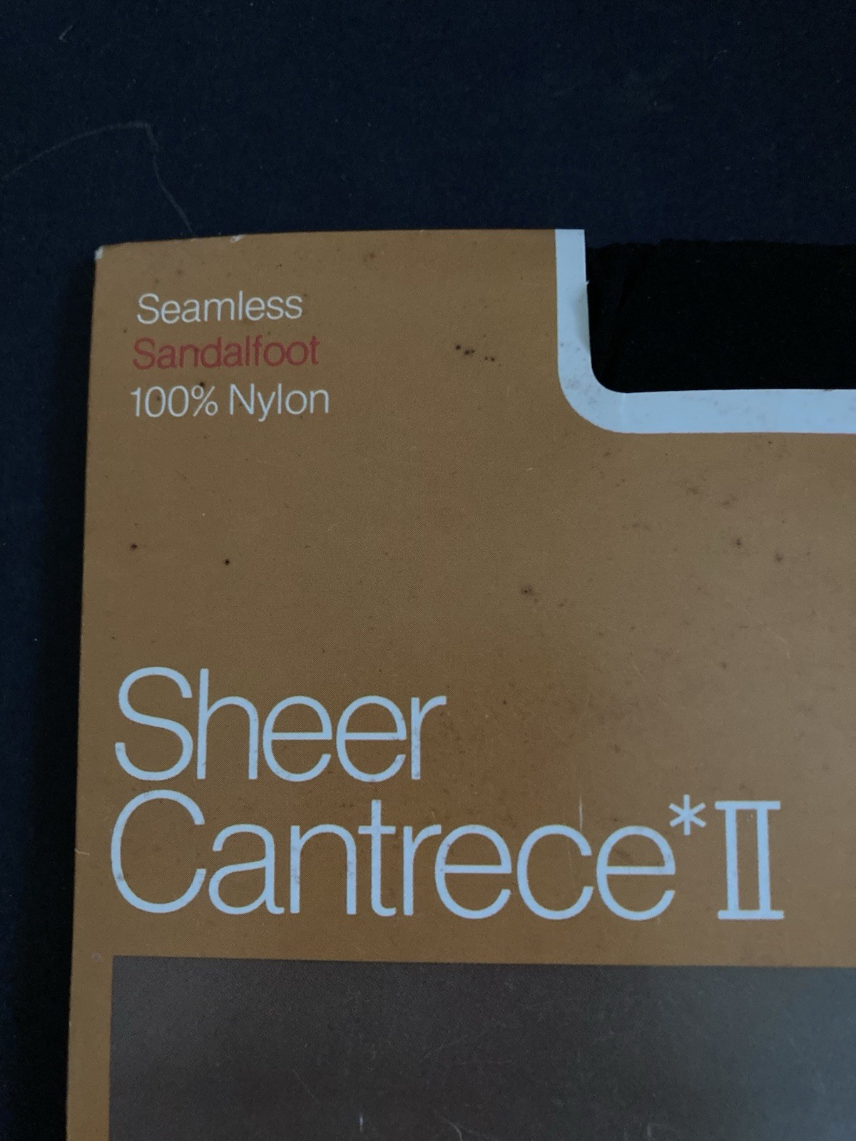 3 Pair Jcpenney Jet Black Sheer Cantrece *Ii Size B Stretch Stockings