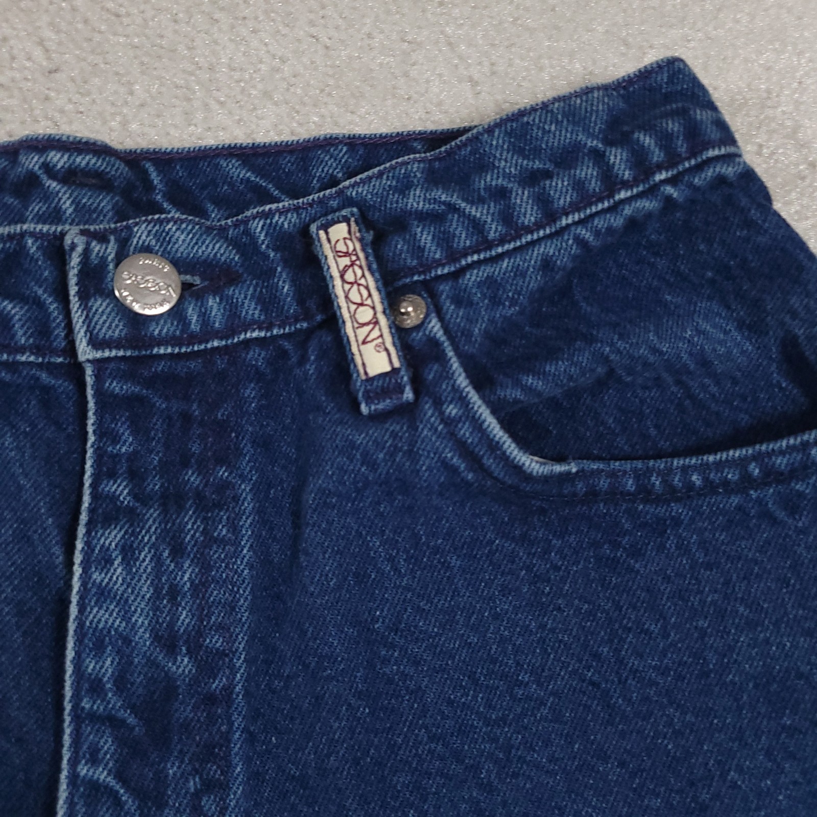 Vintage Sasson Jeans Blue High Waist Tapered Leg Women’s 11/12 28X29 USA Made