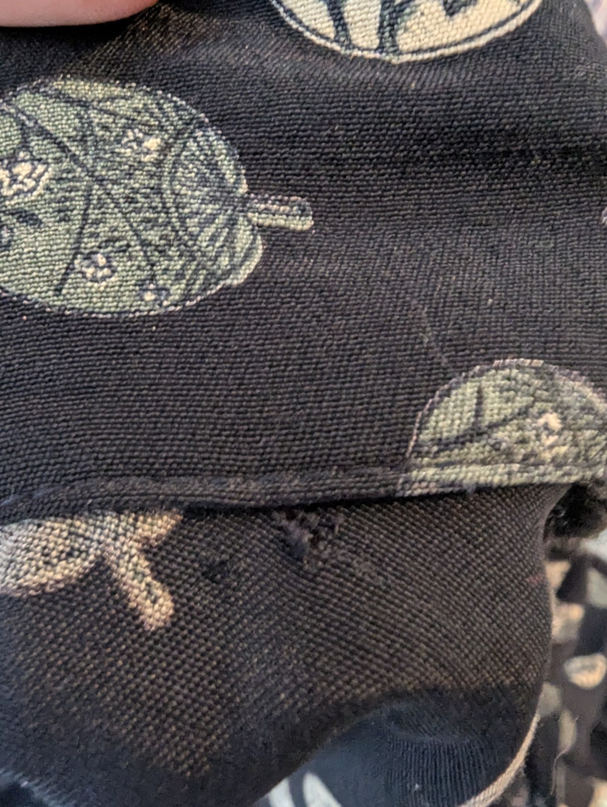 Looks Vintage Dress Blue White Japanese Decorative Paper Fans Print 80s Size 8