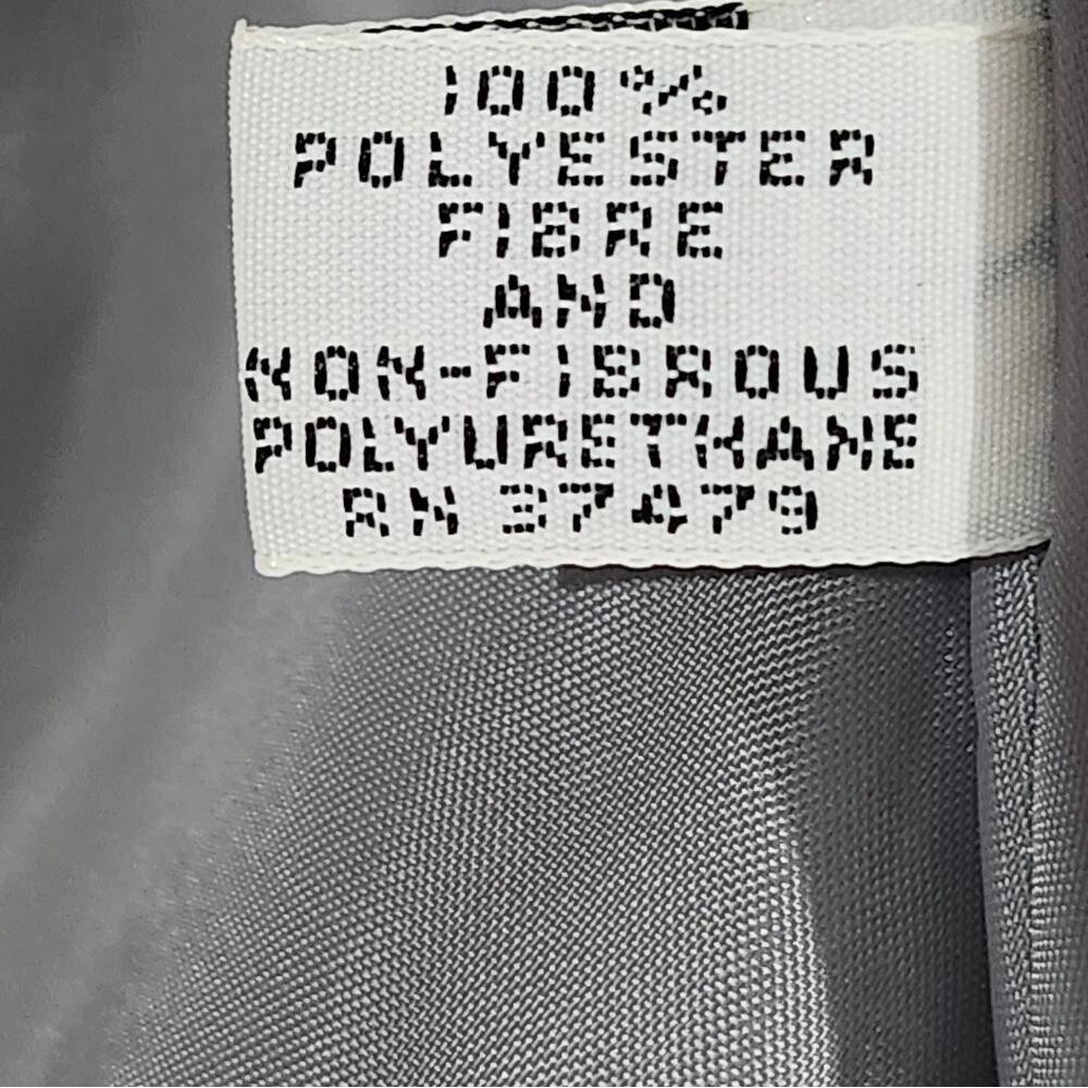 Vintage St. Croix Knits Gray Women’s Button Jacket Size Large. Stripe design.