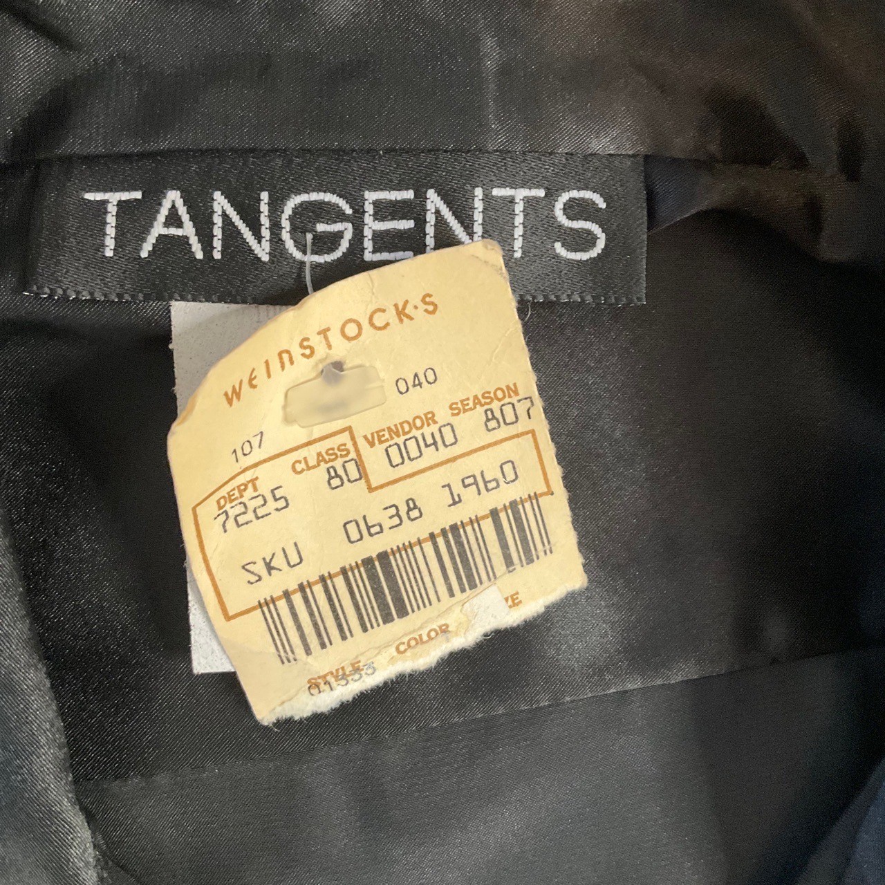 NWT Tangents Black Satin Dressy Silky Collared Short Sleeve Blouse Shirt Size 10