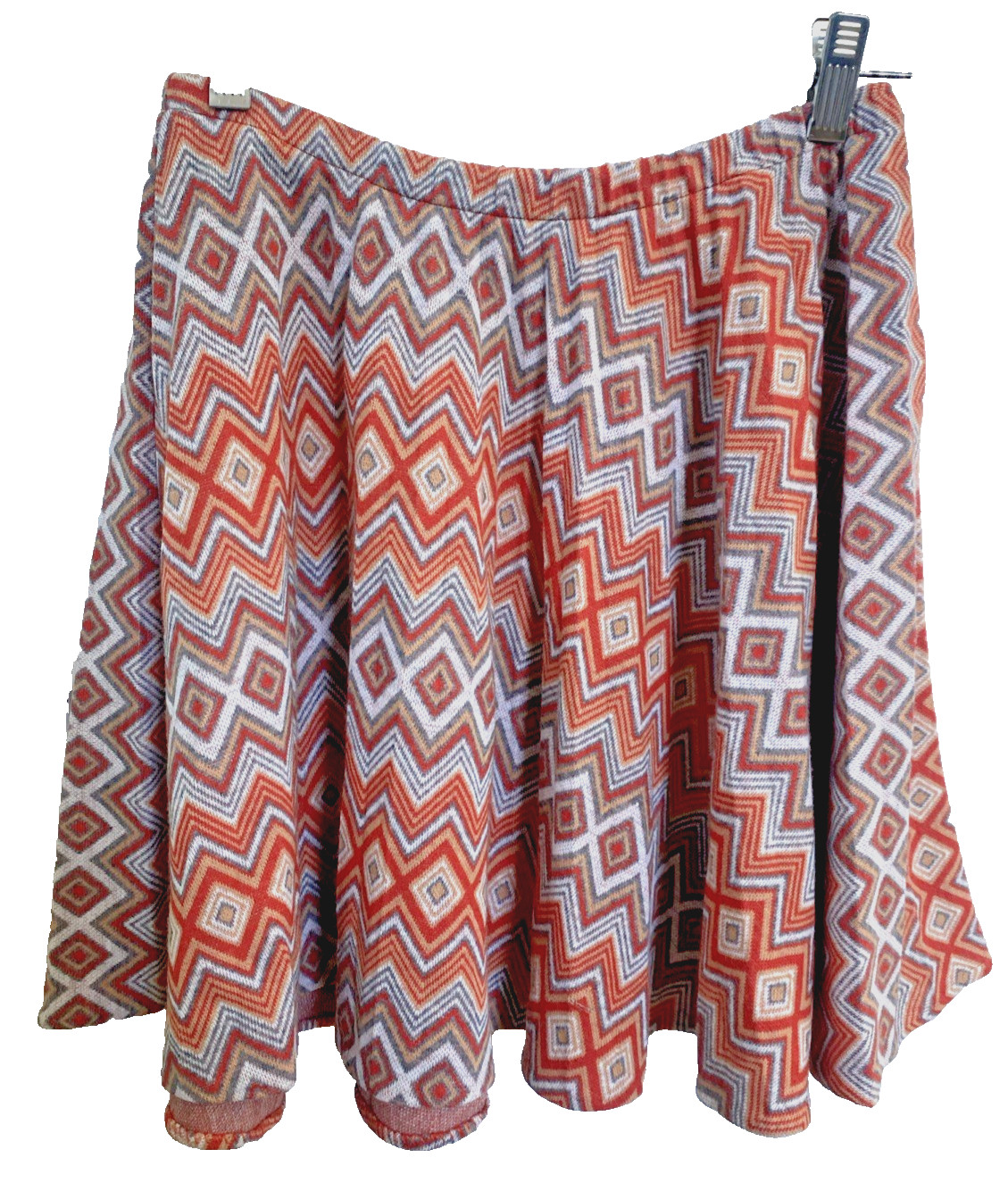 True Vtg 60’s 70’s RT Jrs Chevron Circle Skirt Rockabilly Retro