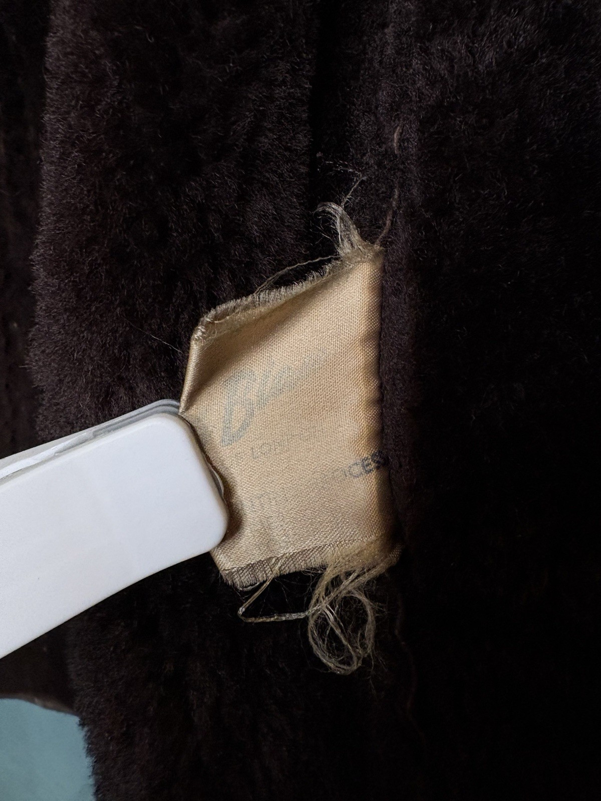 Vintage Baily’s of Glastonbury Sheepskin Shearling Coat Brown USA