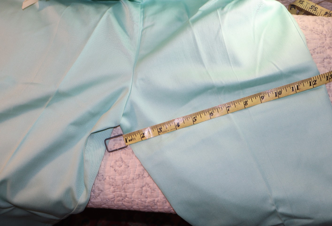 VTG 60s DuPont CATALINA Aqua DACRON & COTTON PEDAL PUSHER Pants Slacks NWT Sz S
