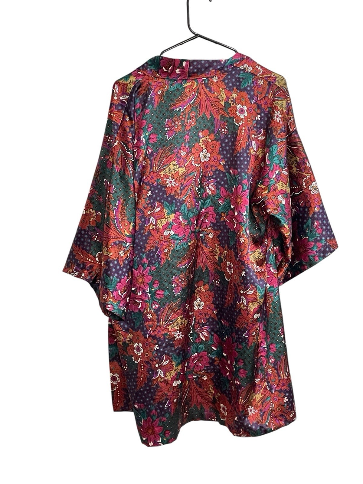 Vintage 80s 90s Floral Caftan & Jacket Set Golden Girls Blanche Resort Glam L