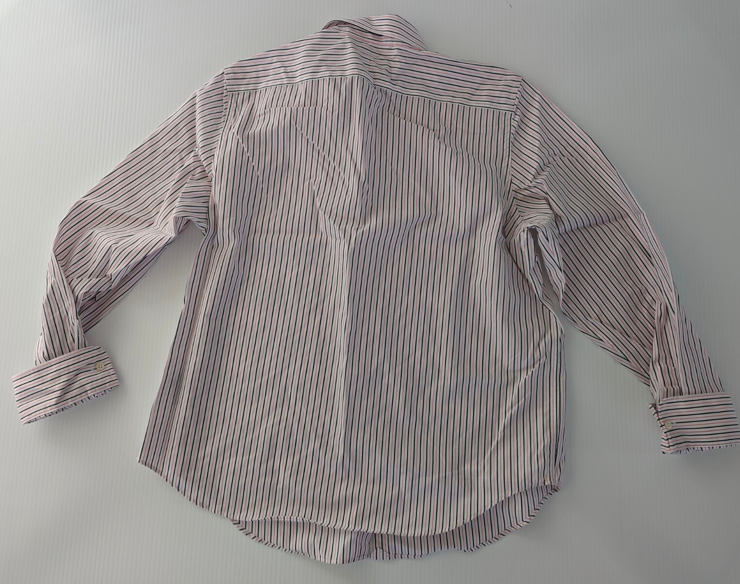 Lot 3 VTG Womens 8/LG Collared Button Blouses Yves St Clair Ralph Lauren Stripes