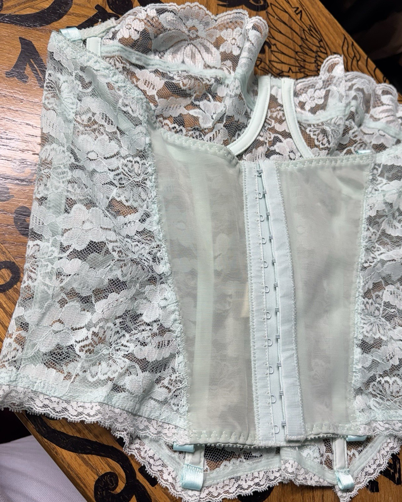 VINTAGE DOLORES FOR POIRETTE BUSTIER ! SIZE 38. MINT . NWOTS