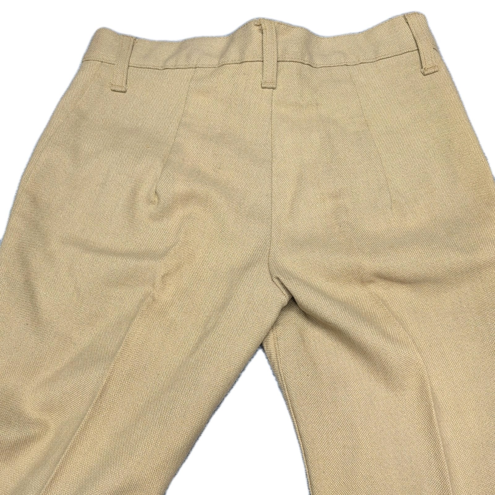 Levi’s For Gals Sta-Prest Cotton Canvas Slacks 28×32 Big E Bush Pants Bellbottom
