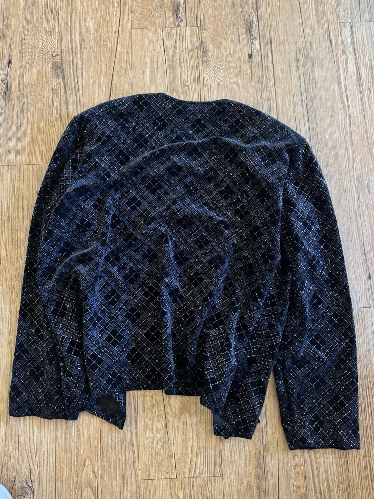 R&K Evening Vintage Cardigan See Photos For Measurments Black Sparkles #111