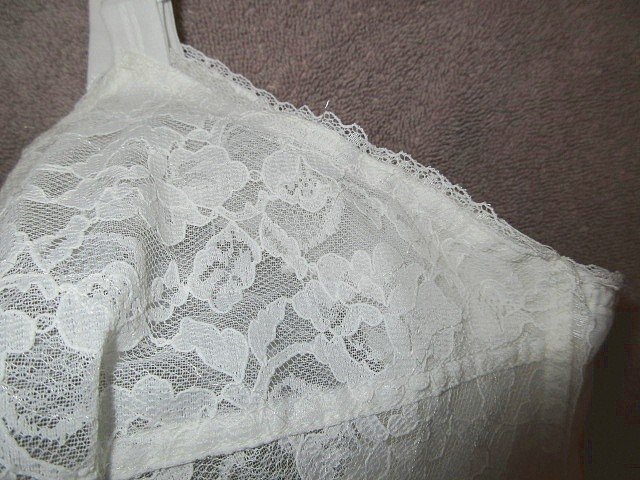Vtg Pointy Bullet Bra Size 40DD Floral Lace Fetish Burlesque Pin Up 50s 60S USA