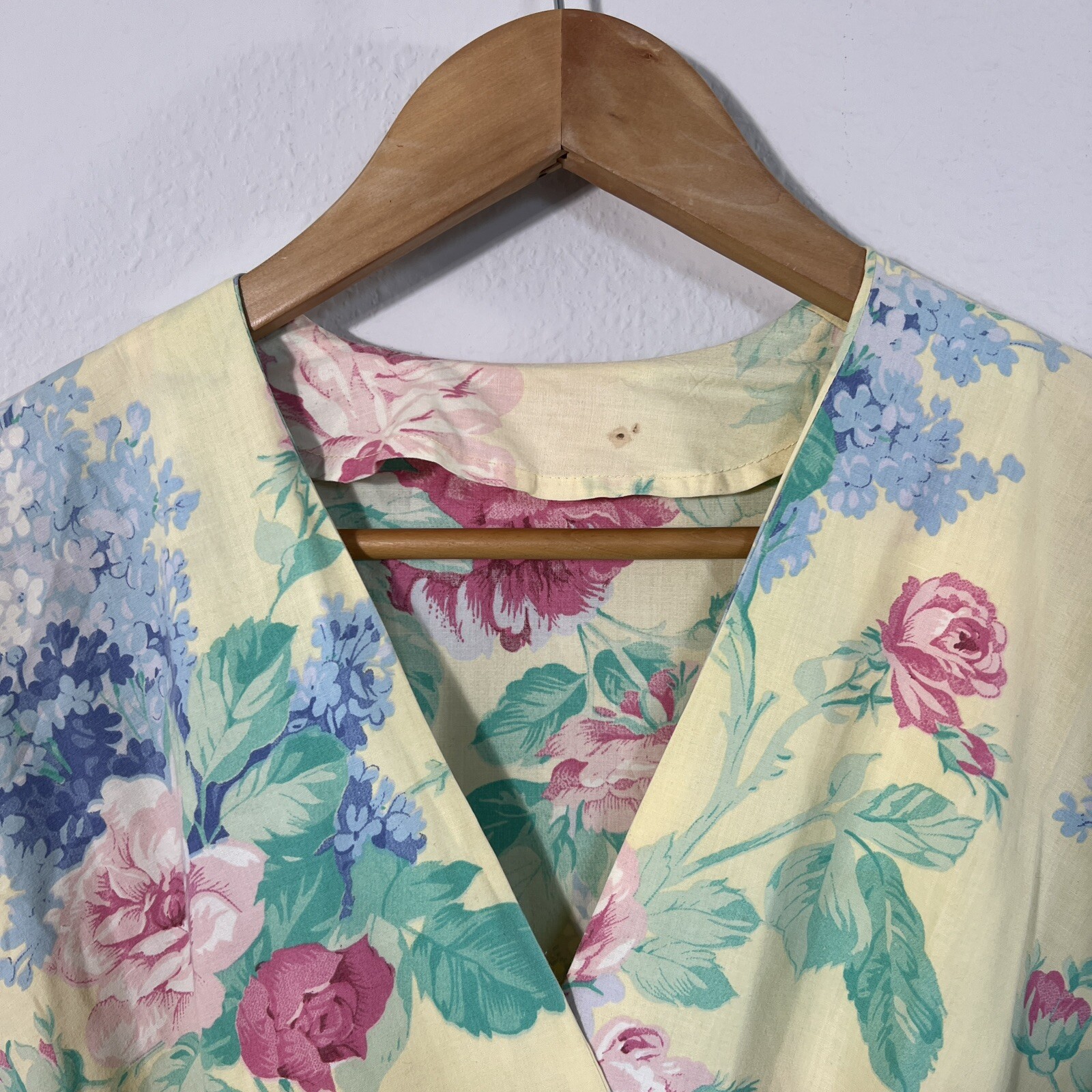 Vintage Floral Midi Dress Coquette Cottage Cote Feminine Tea Party Size XS
