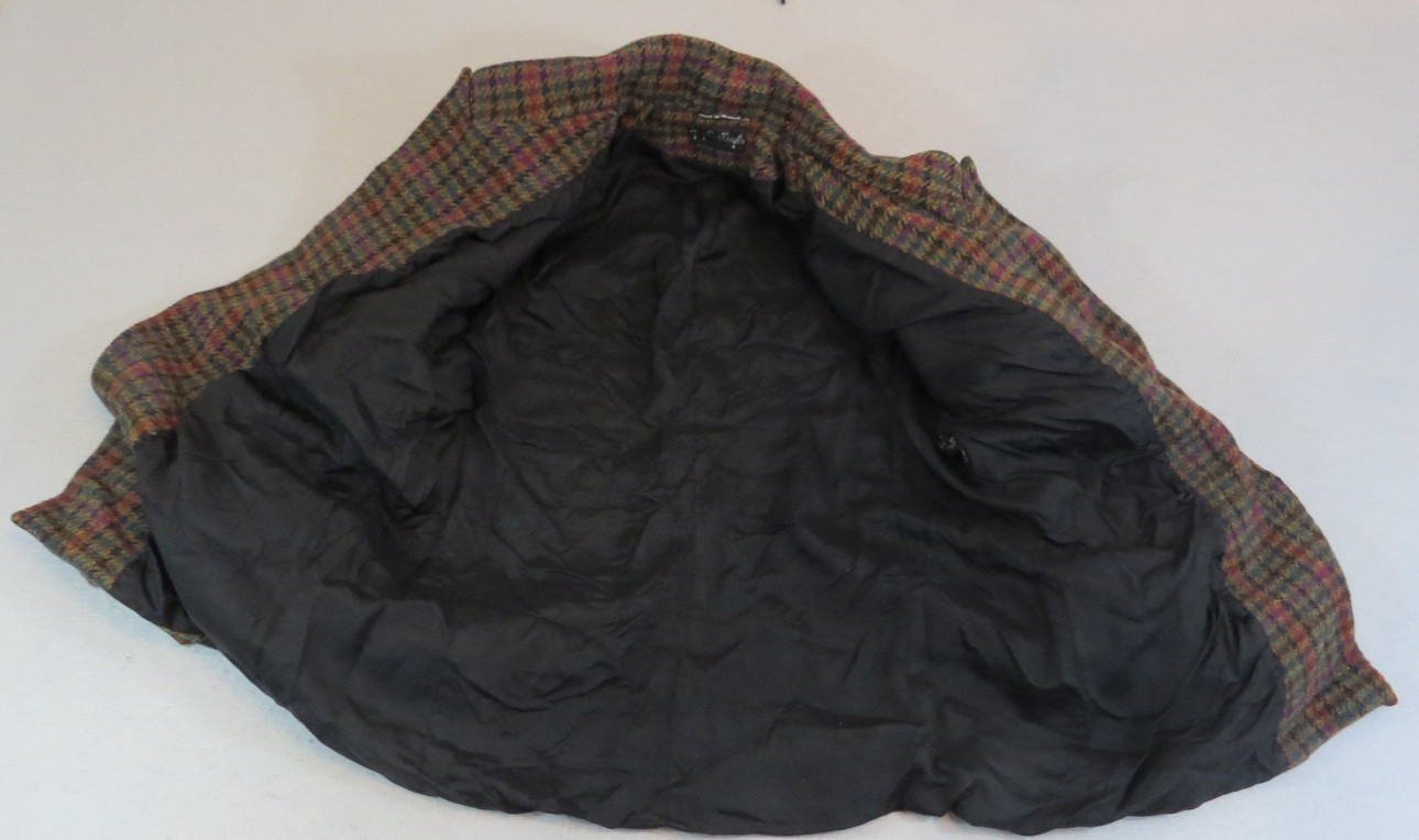 VTG Giorgio Di Sant’ Angelo Collectible Gold Double Breasted Tweed Blazer Small