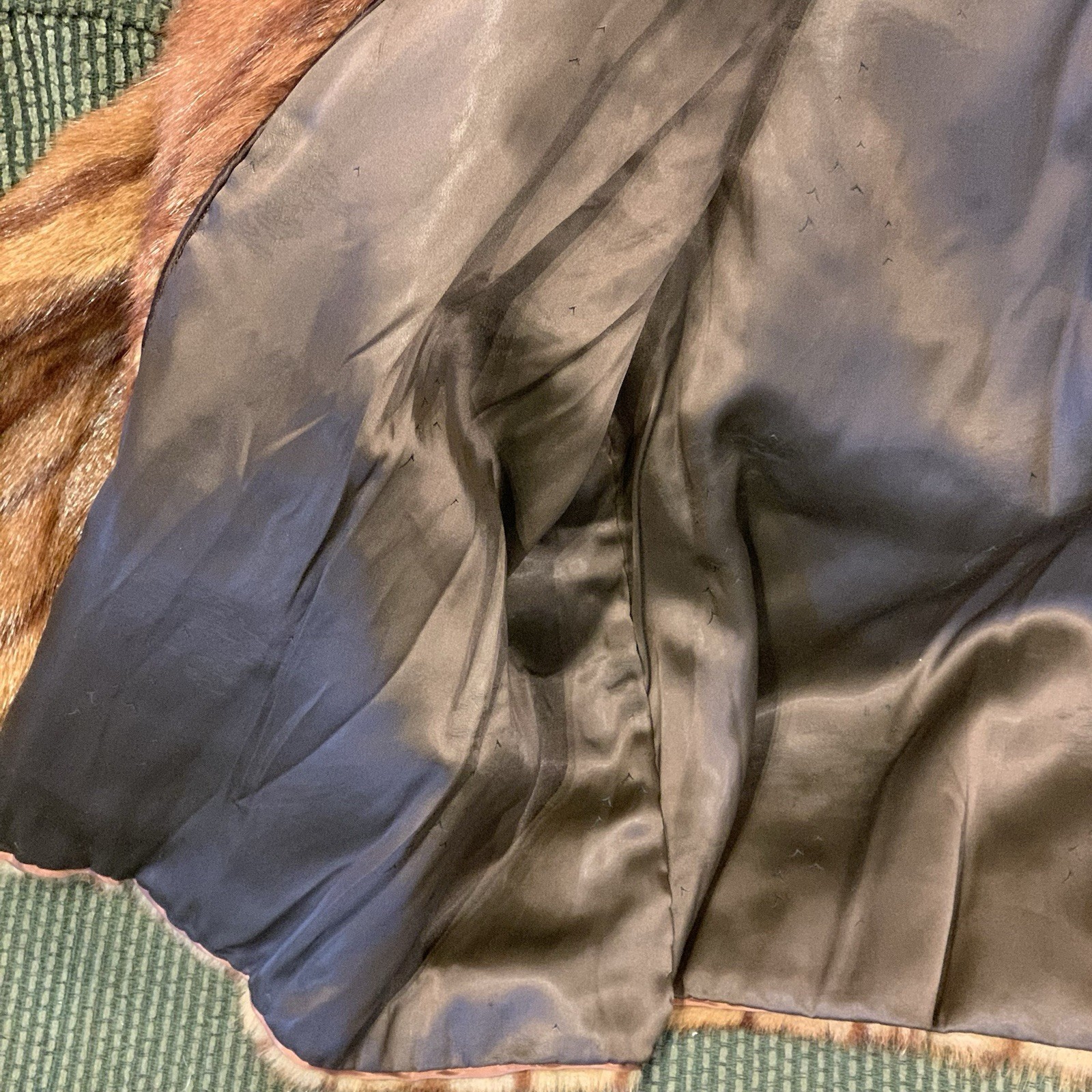 ❤BEAUTIFUL VINTAGE BROWN MINK FUR COAT JACKET