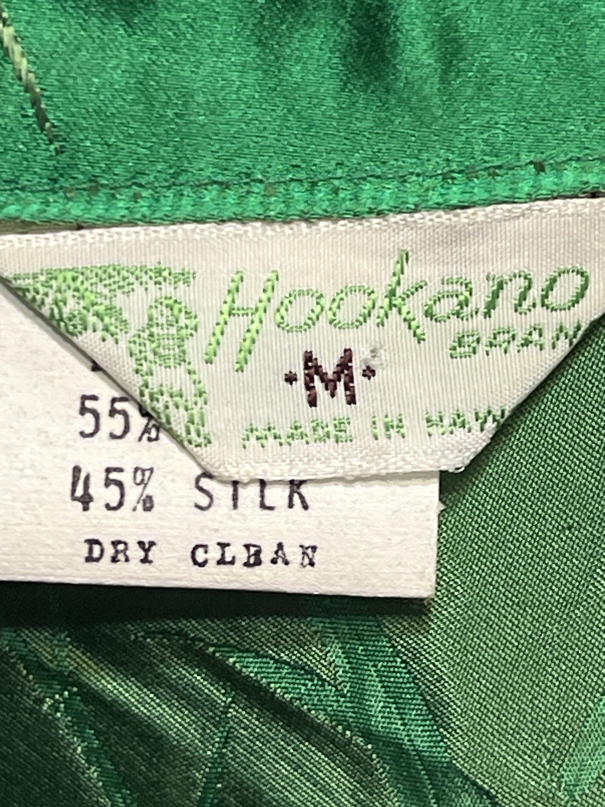 Vintage Hookano Hawaii Silk Blend Kimono Style Duster Robe