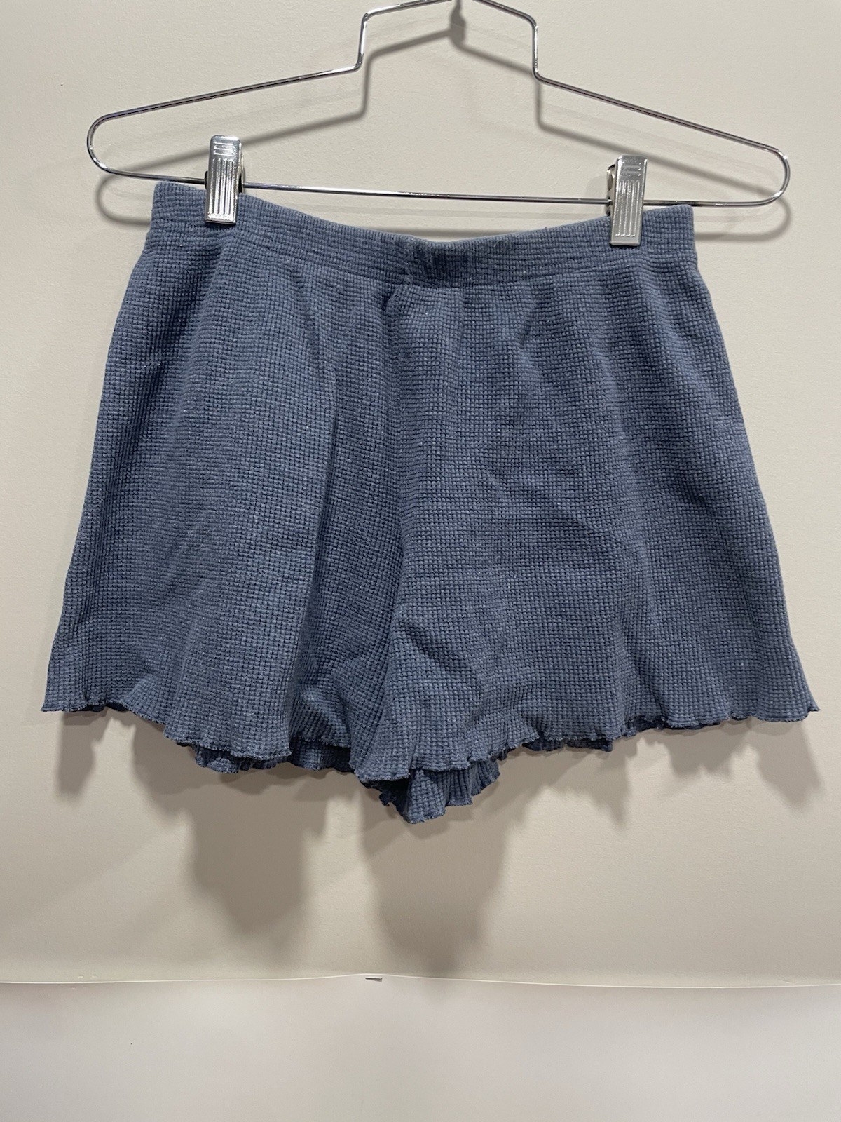 Vintage Made In USA Sostanza Shorts Medium Blue VGUC Cotton Polyester