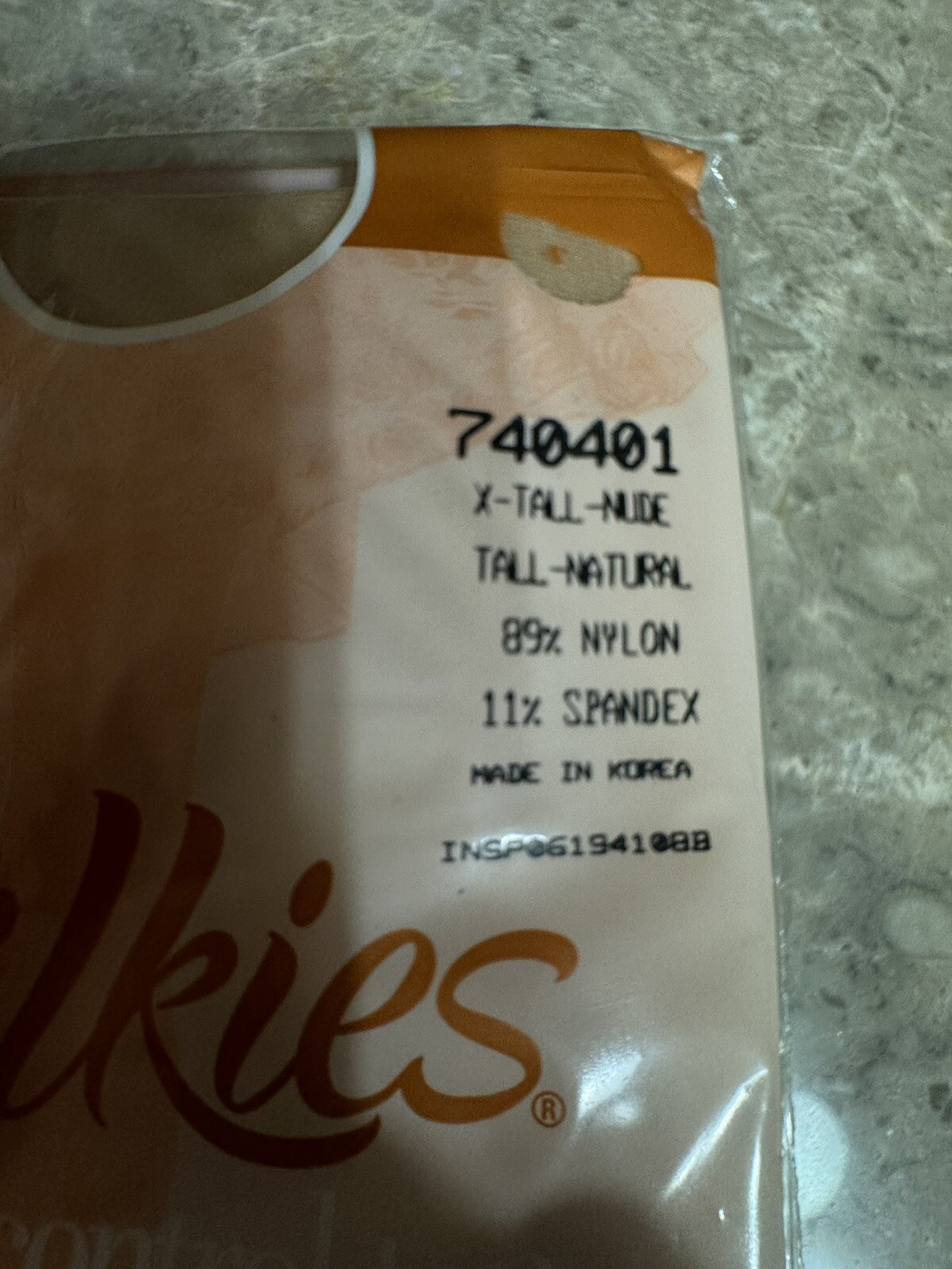 VINTAGE SILKIES 65 CONTROL TOP PANTYHOSE! SIZE X-TALL. NUDE. NEW!