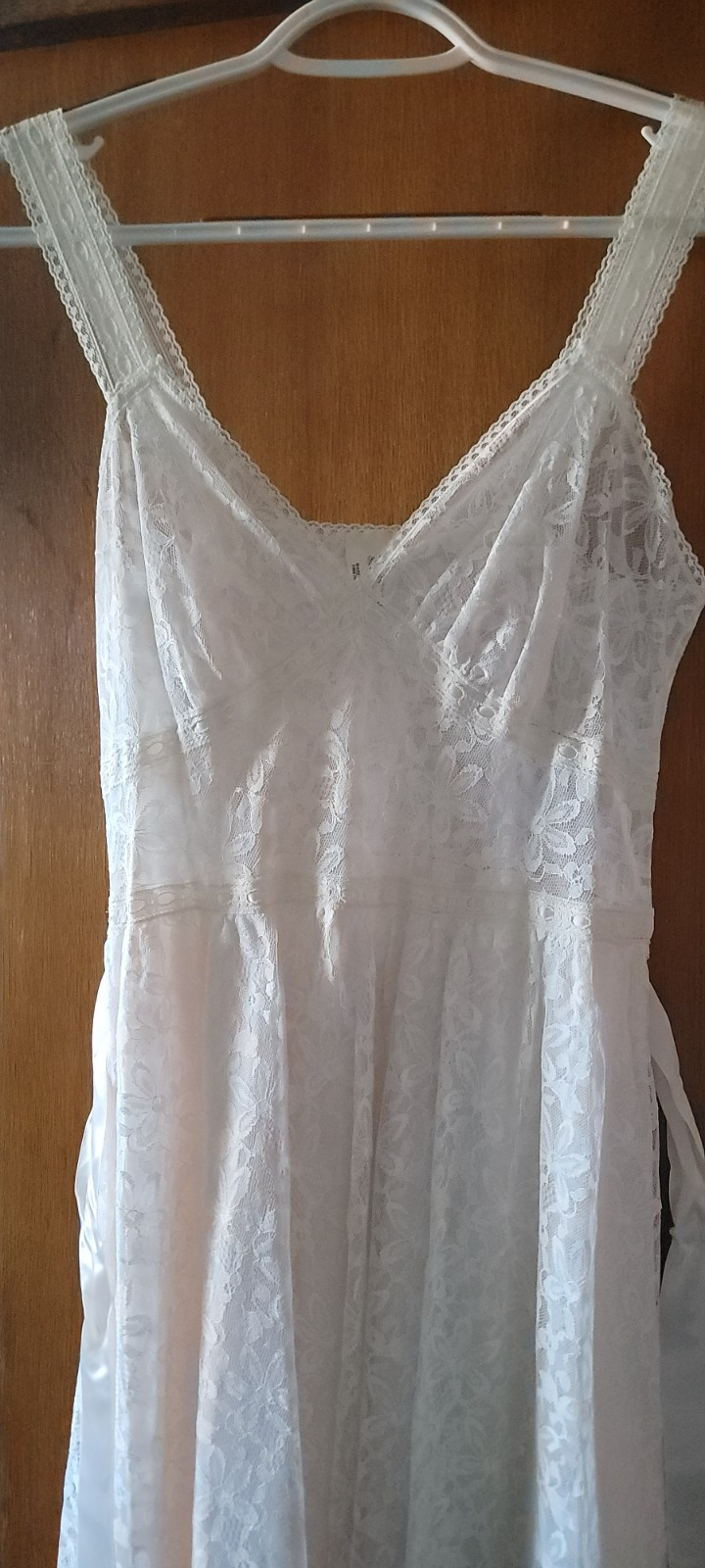 Vintage Aristocraft By Superior Lace Lingerie Robe+Nightgown Peignoir 2pc Sz 32