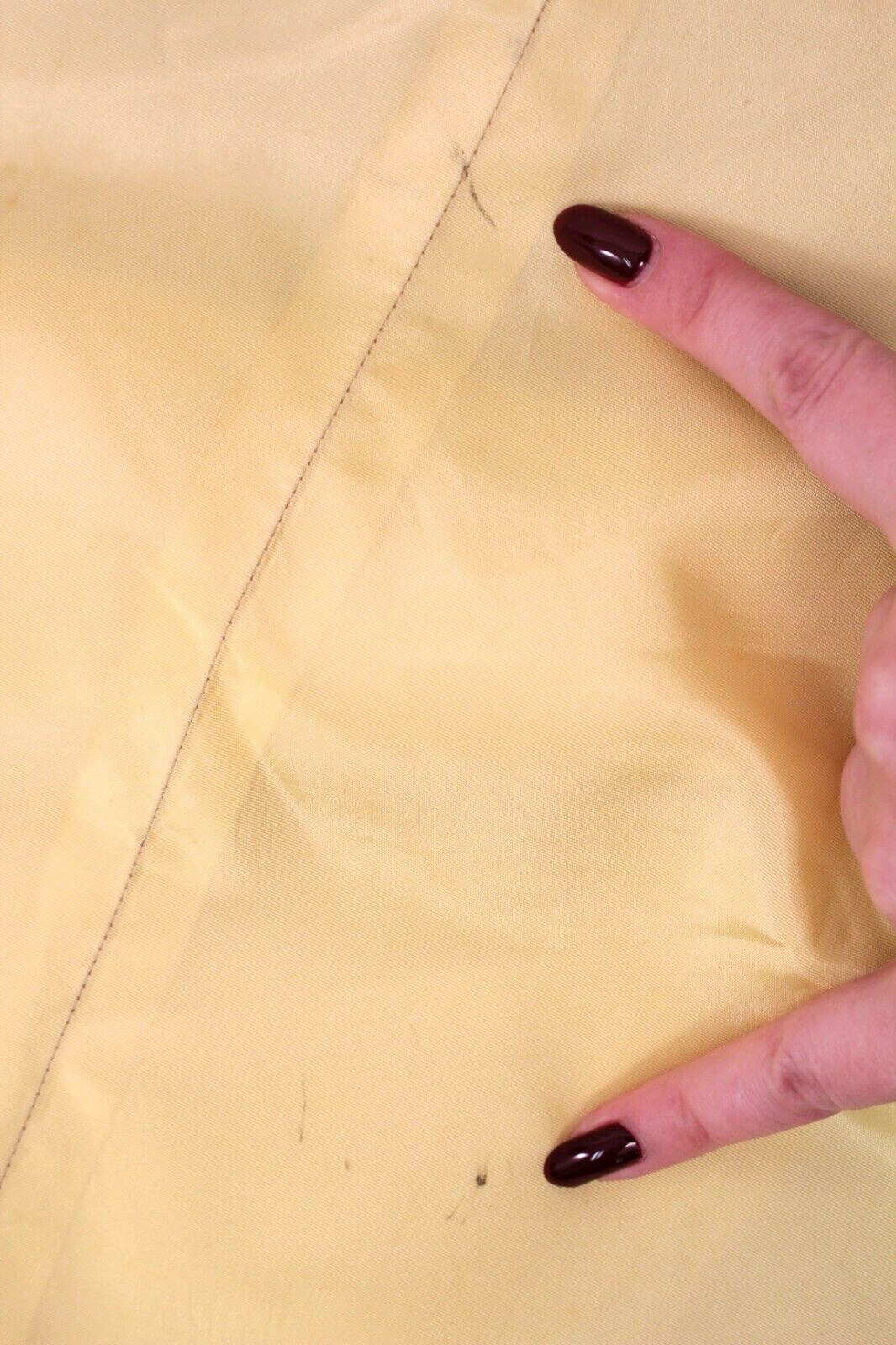 Vtg Women’s 40s Light Yellow Formal Gown 1940s Sz S/M Ball Gown Prom Dress