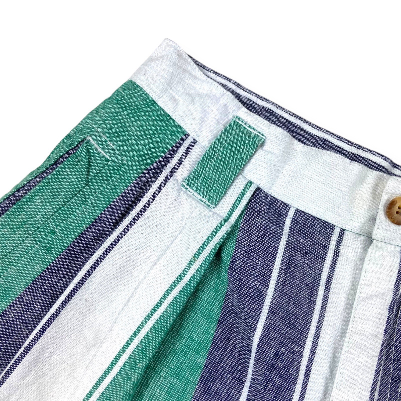 Essentials Sport Women’s VTG 80s 90s Striped High Waist Tapered Mom Shorts 6