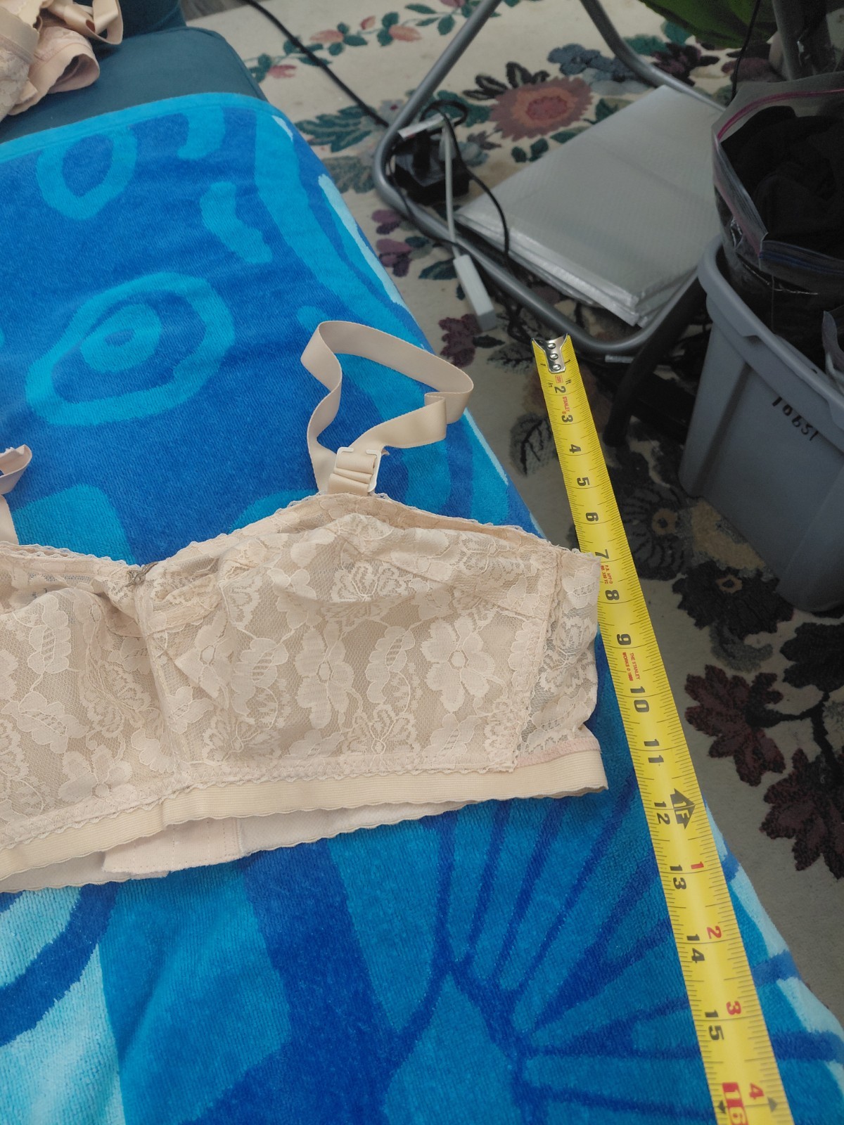 Vintage Lady Cameo Lingerie Bra Size 34F