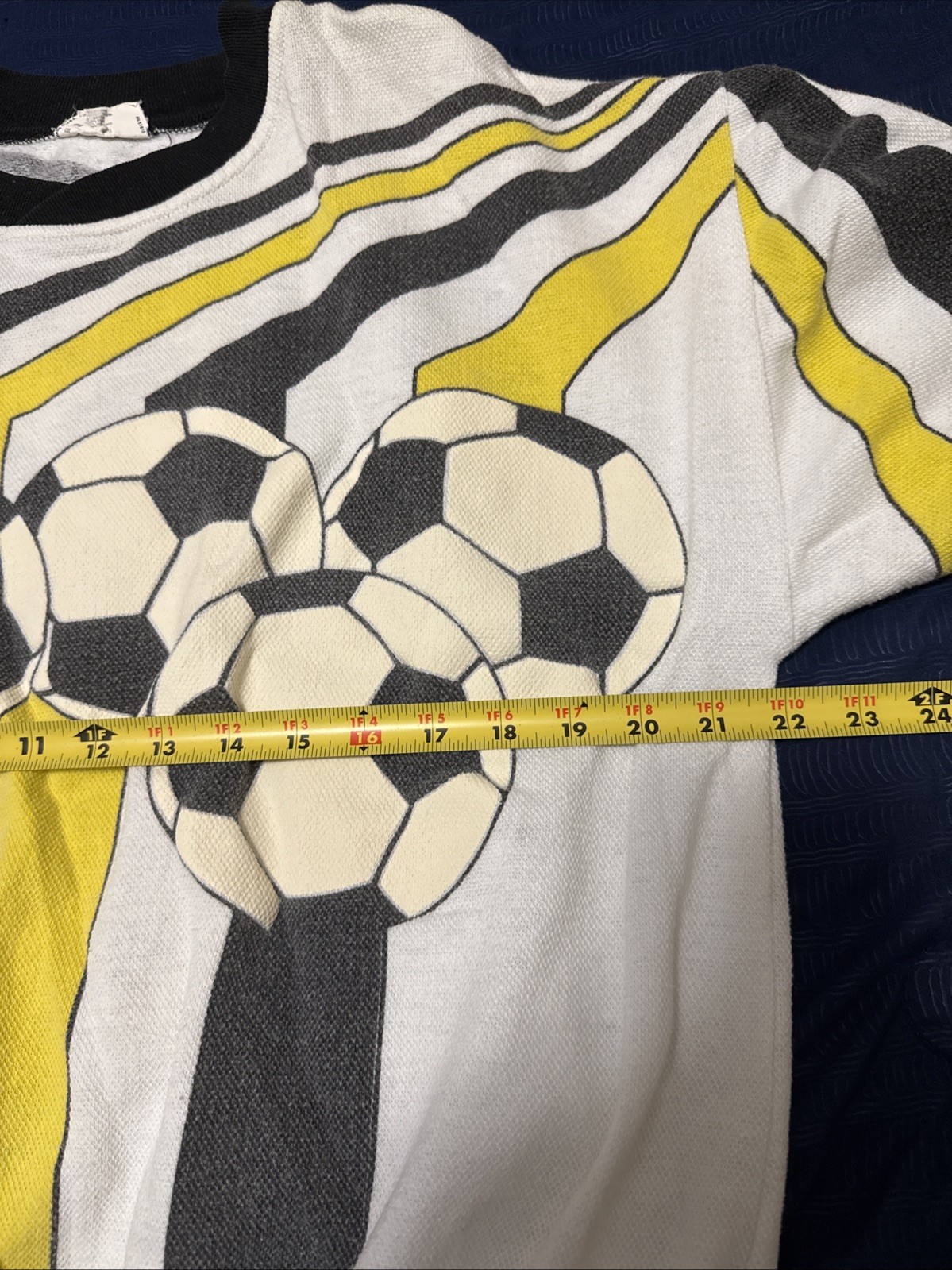 VTG 80 Bonnie Sportsware USA Soccer Sweatshirt Retro Football California Sz M