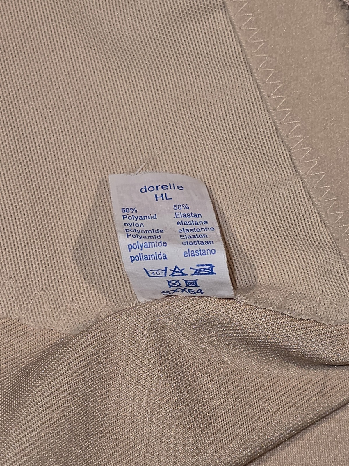RARITY: Triumph long leg pantyhose Dorelle HL, size 75 – 42, L, skin, mint condition